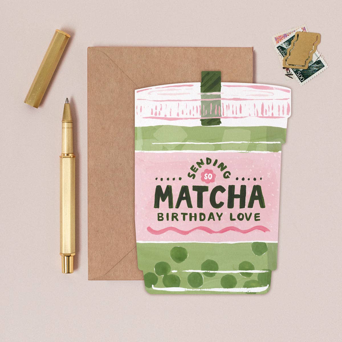 Sending So Matcha Birthday Love • Birthday Card