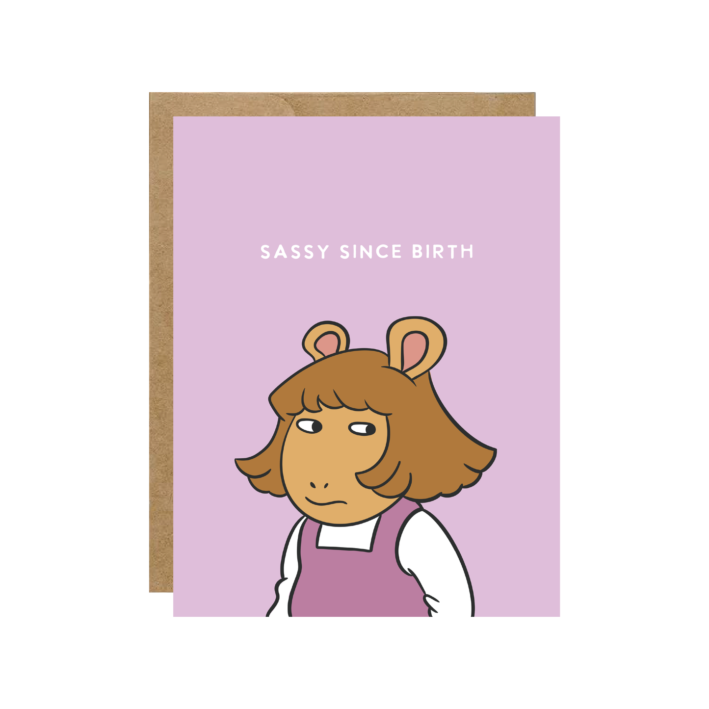 Sassy Since Birth DW Arthur Pop Culture Card