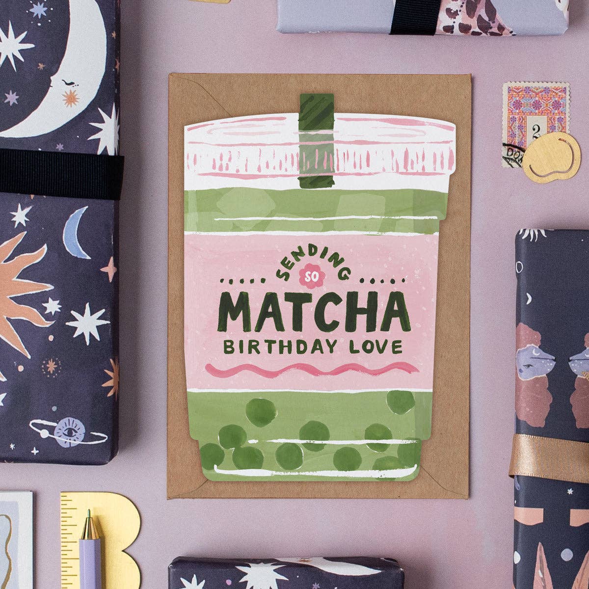 Sending So Matcha Birthday Love • Birthday Card