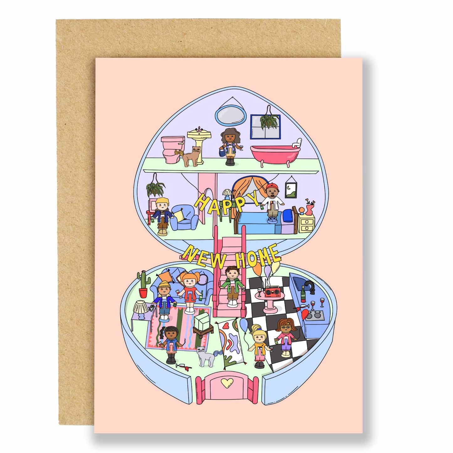 Polly's House Party Happy New Home Card