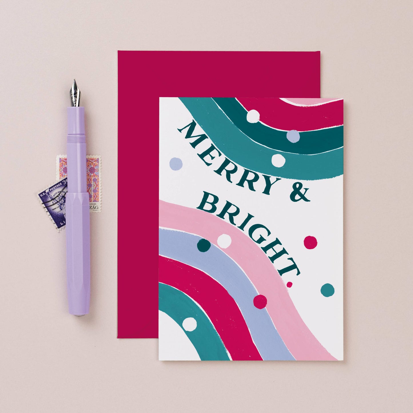 Merry & Bright Holiday Card