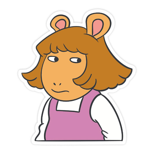 DW Side Eye Arthur Pop Culture • Vinyl Sticker