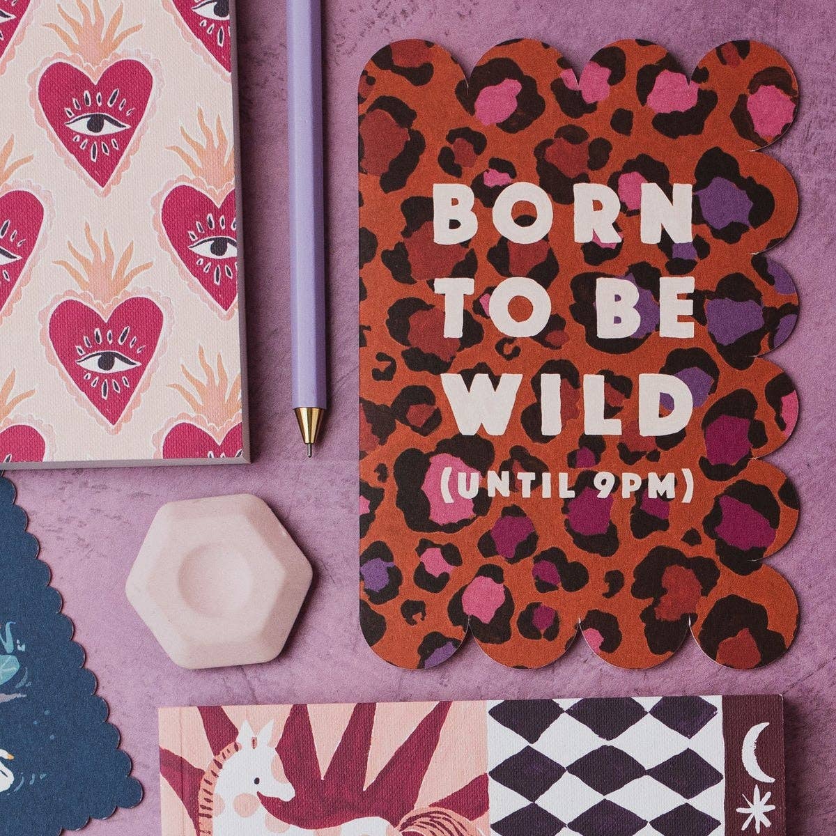 Born To Be Wild (Until 9PM) Leopard Print Card • Birthday Card