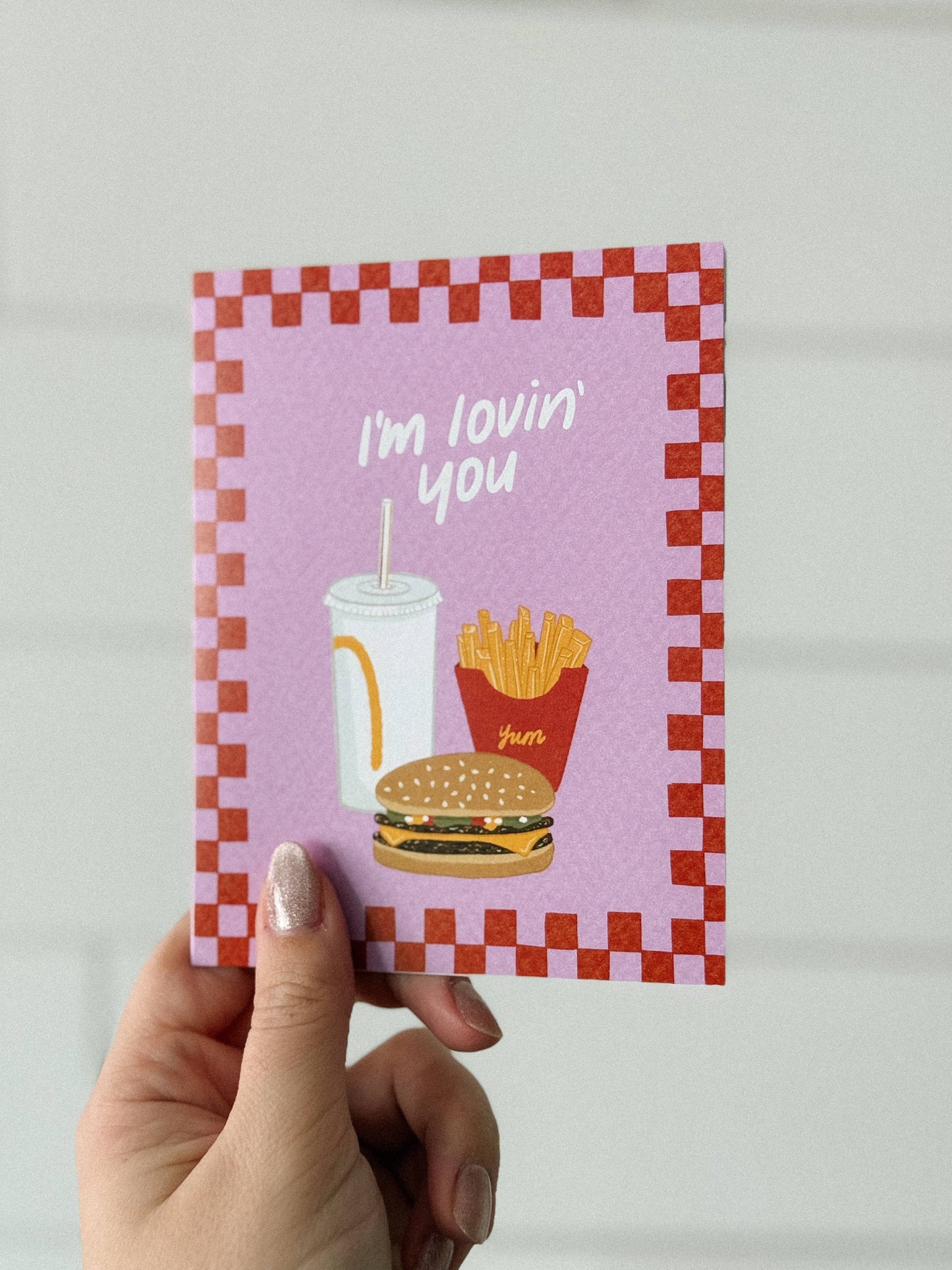 I'm Lovin' You Card