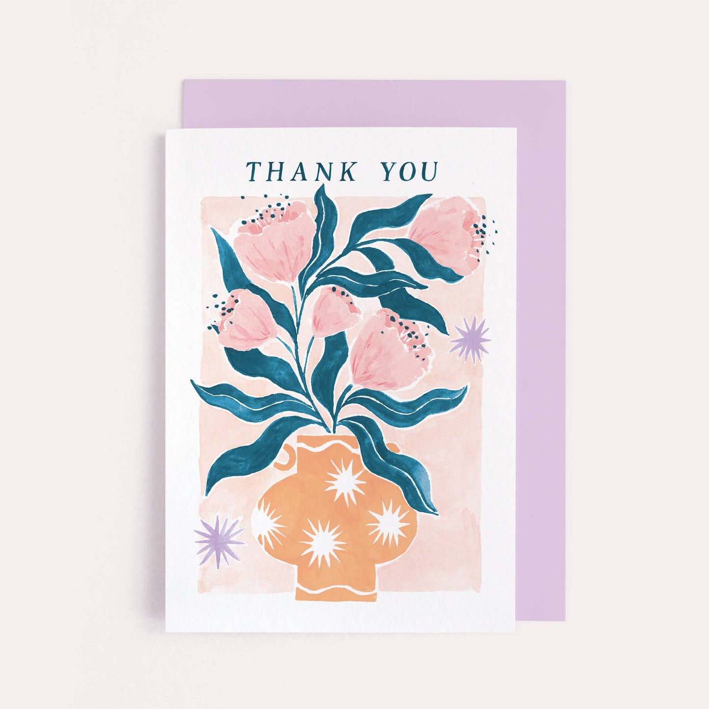Thank You Vase Floral Card