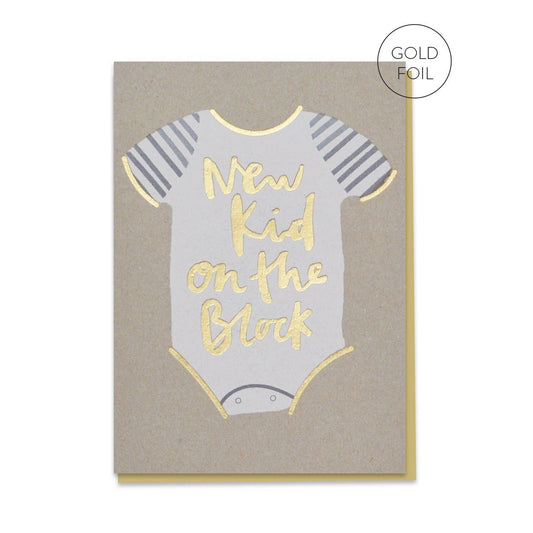 New Kid On The Block Baby Card