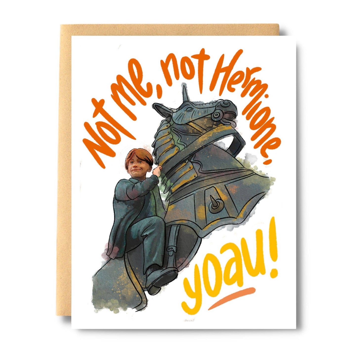 Not Me, Not Hermione, You! Harry Potter Pop Culture Card