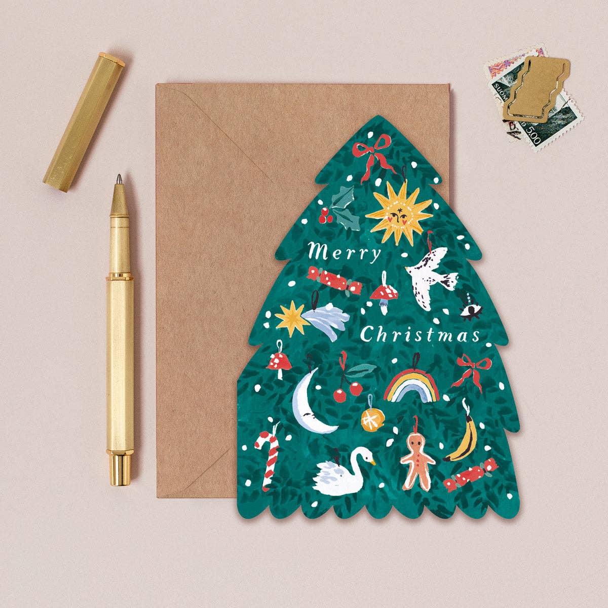 Merry Christmas Tree Card
