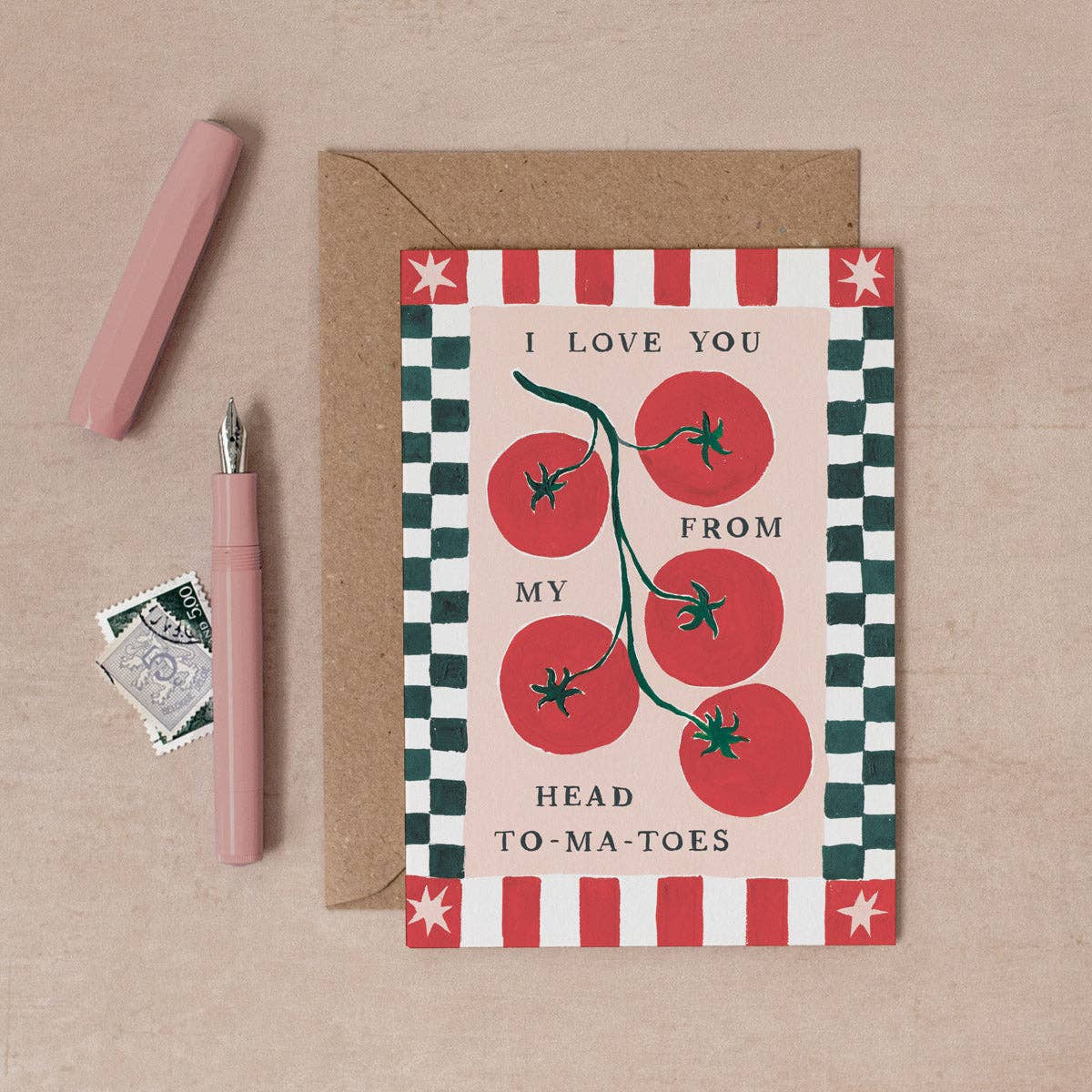 I Love You From My Head To-Ma-Toes Card