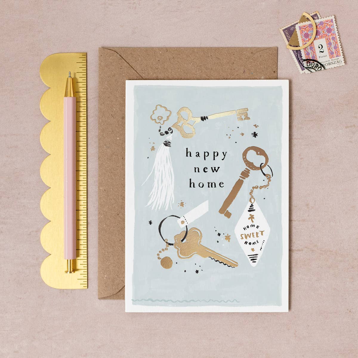 Happy New Home Housewarming Card