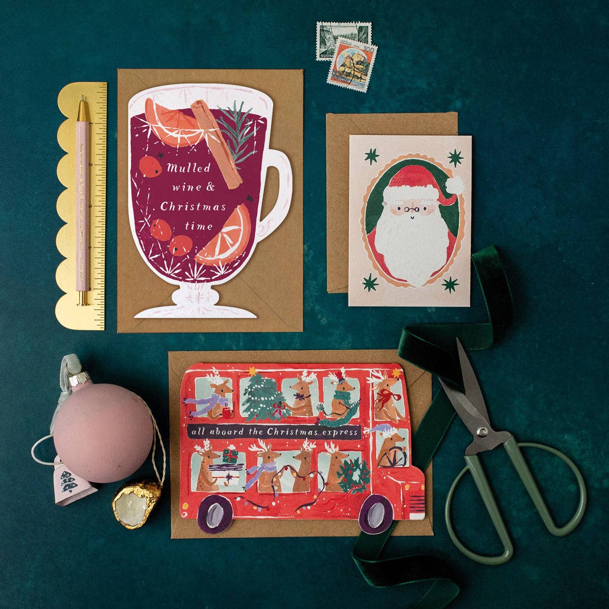 Mulled Wine & Christmas Time • Christmas & Holiday Card