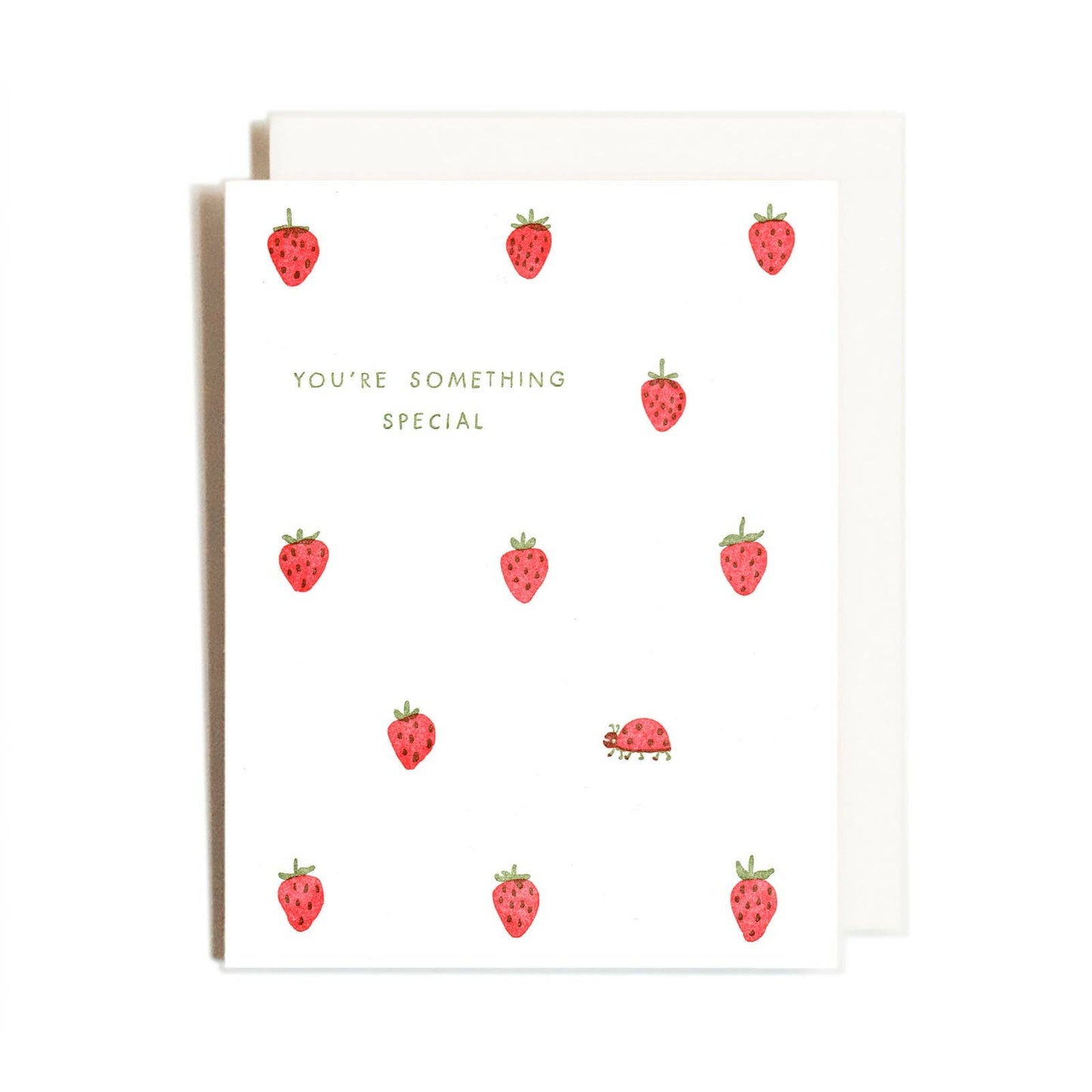 You're Something Special Letterpress Card