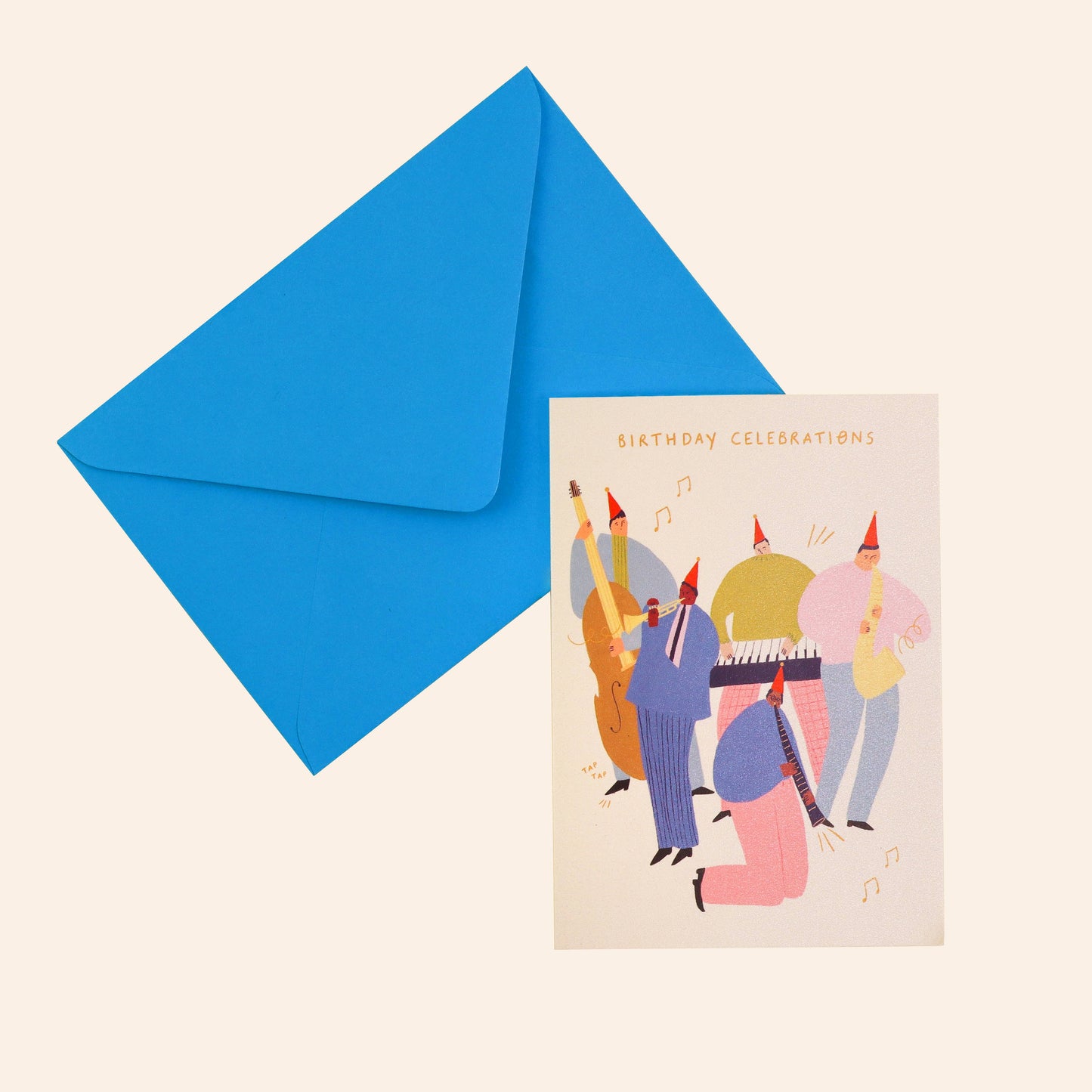 Jazzy Birthday Celebrations Card