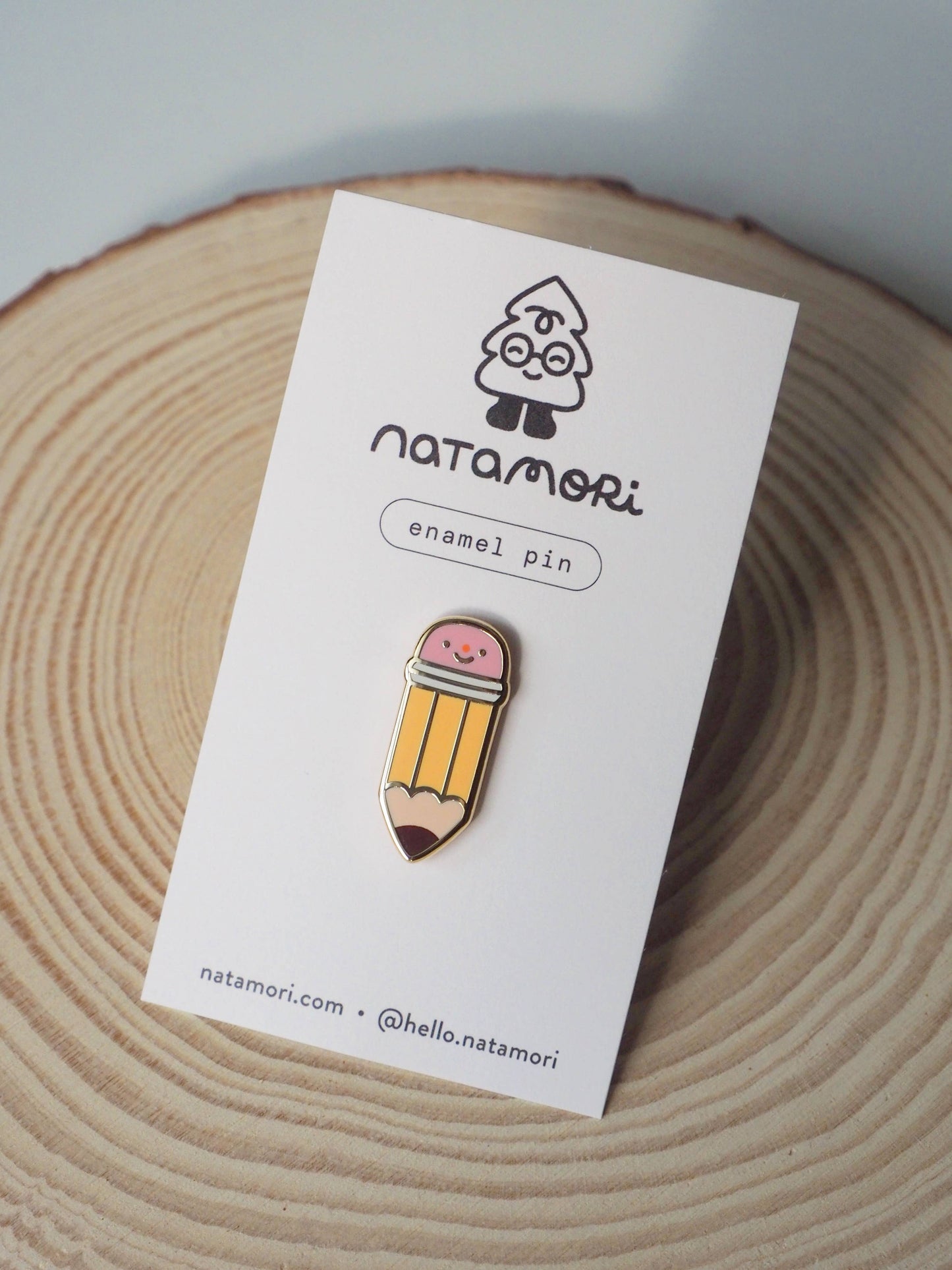 Graphite Pencil •  Enamel Pin