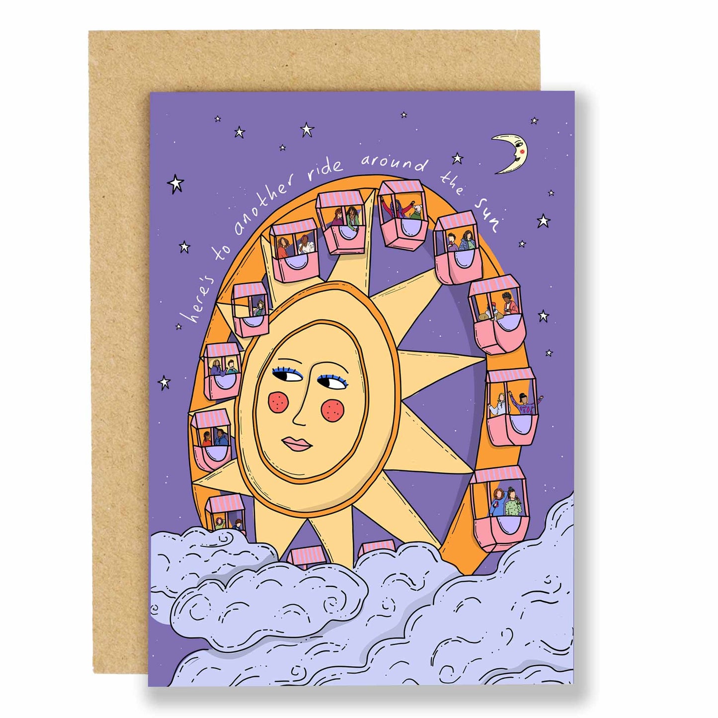 Here's To Another Ride Around The Sun Card