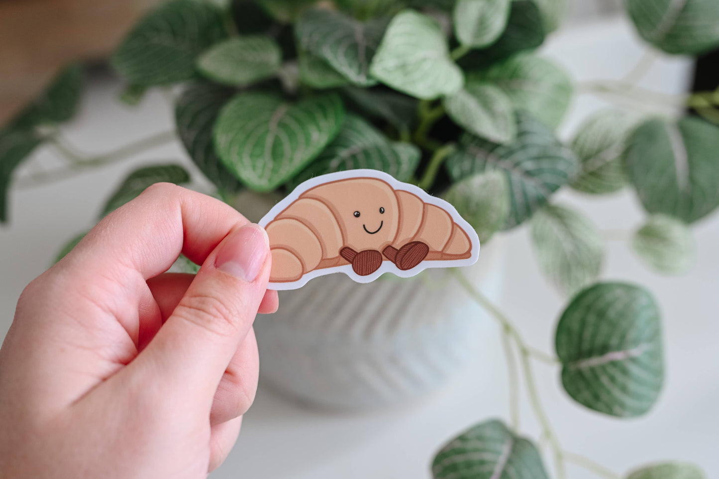 Cozy Croissant Inspired by Jellycat • Vinyl Sticker
