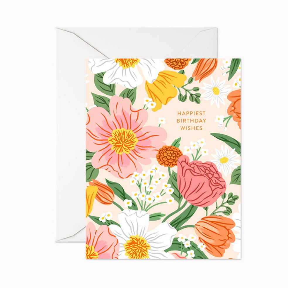 Happiest Birthday Wishes Sunpetal Card