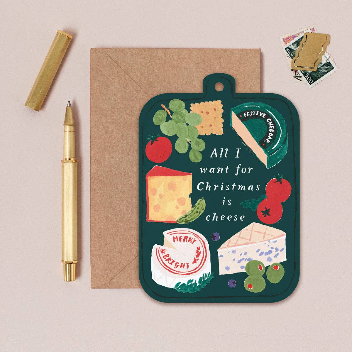 All I Want For Christmas Is Cheese • Christmas & Holiday Card