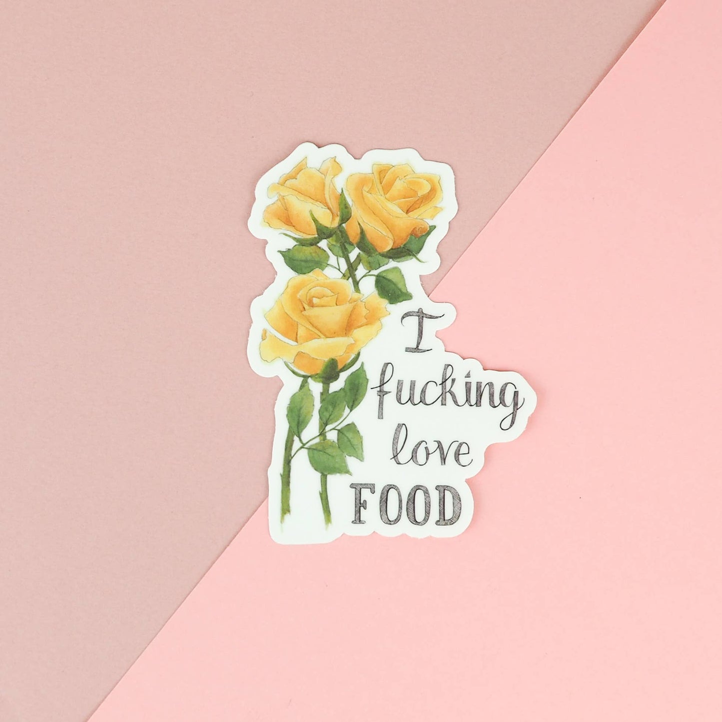 I Fucking Love Food Sticker