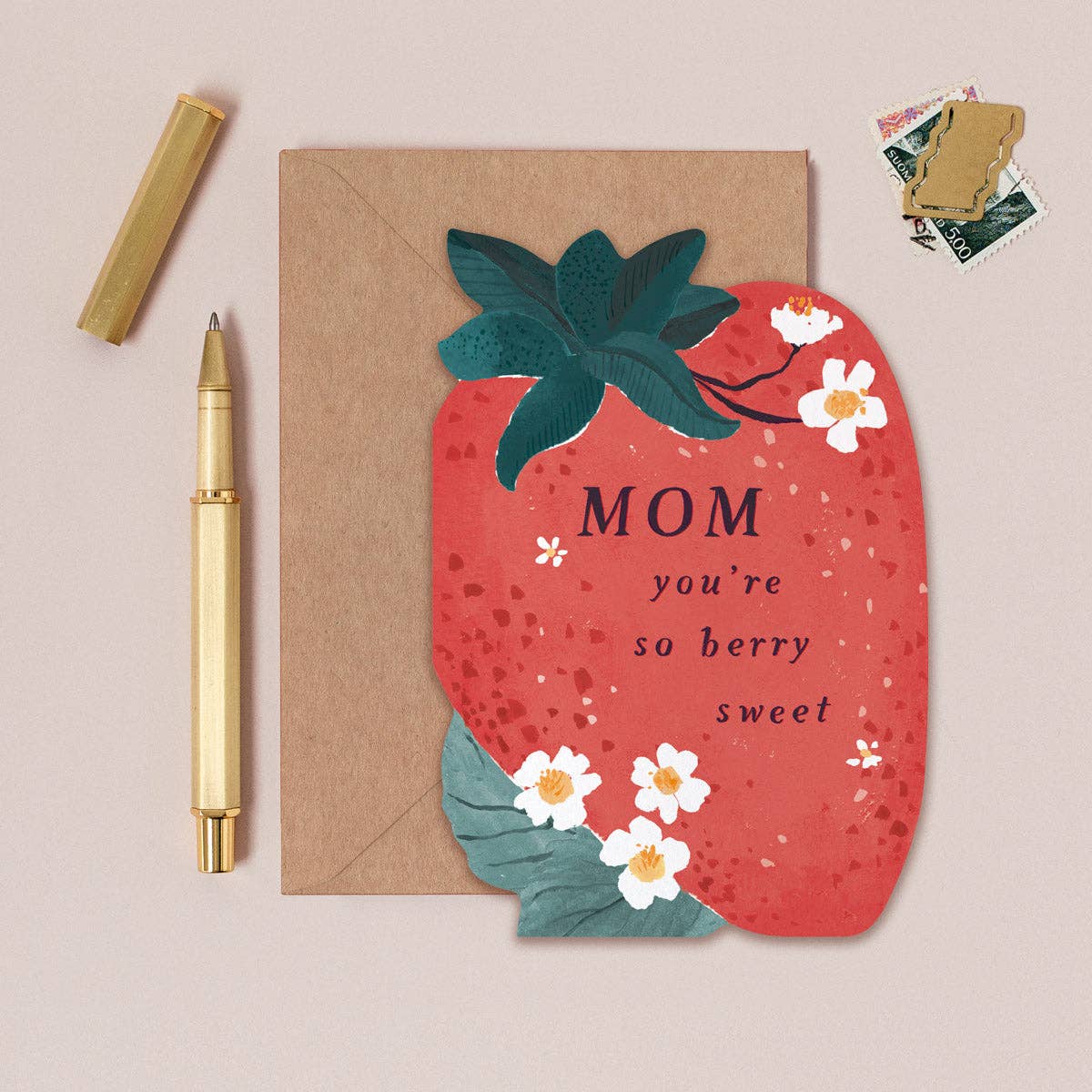 Mom You're So Berry Sweet Card
