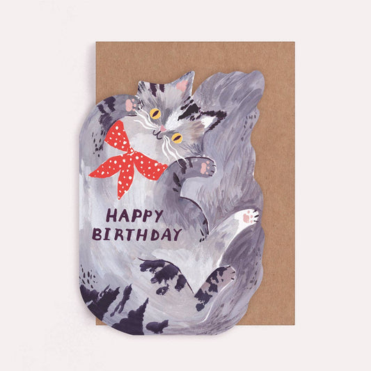 Happy Birthday Bandana Cat  • Birthday Card