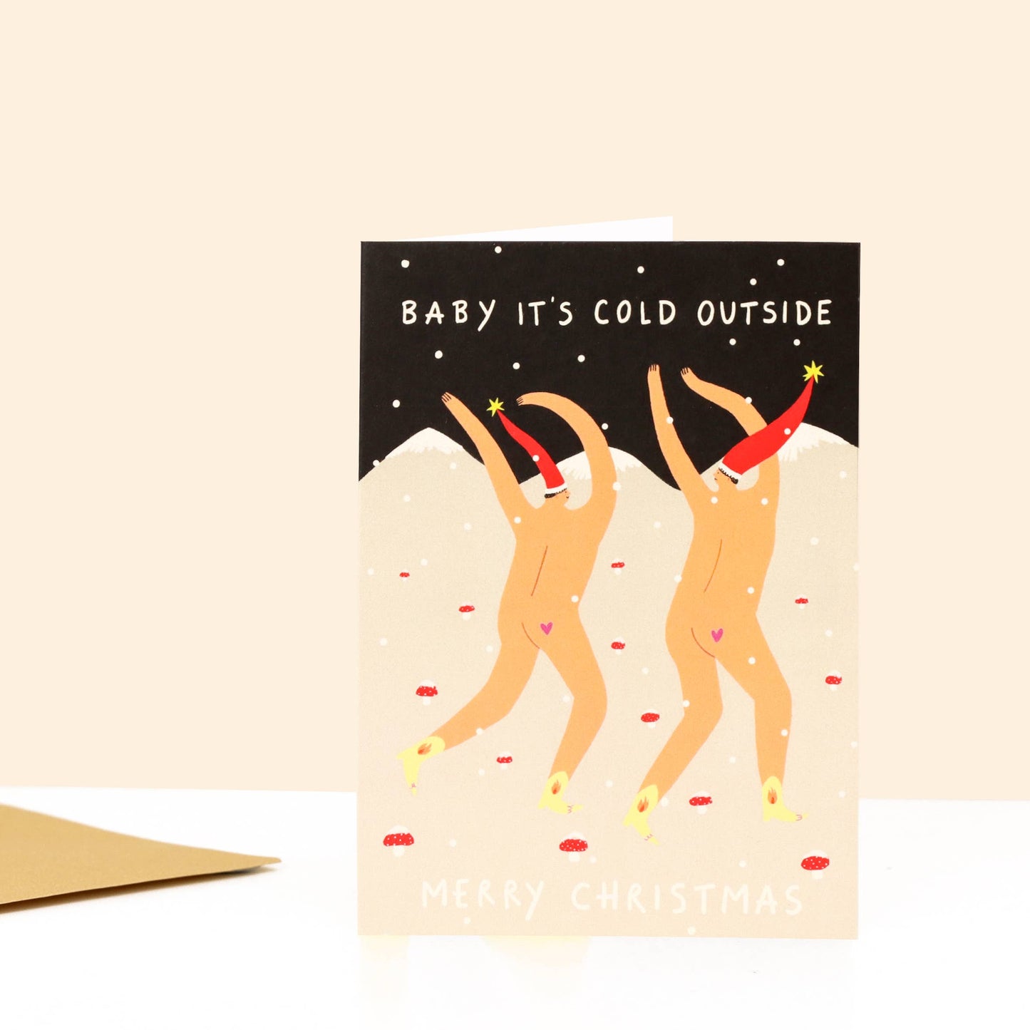 Baby It's Cold Outside, Merry Christmas Card
