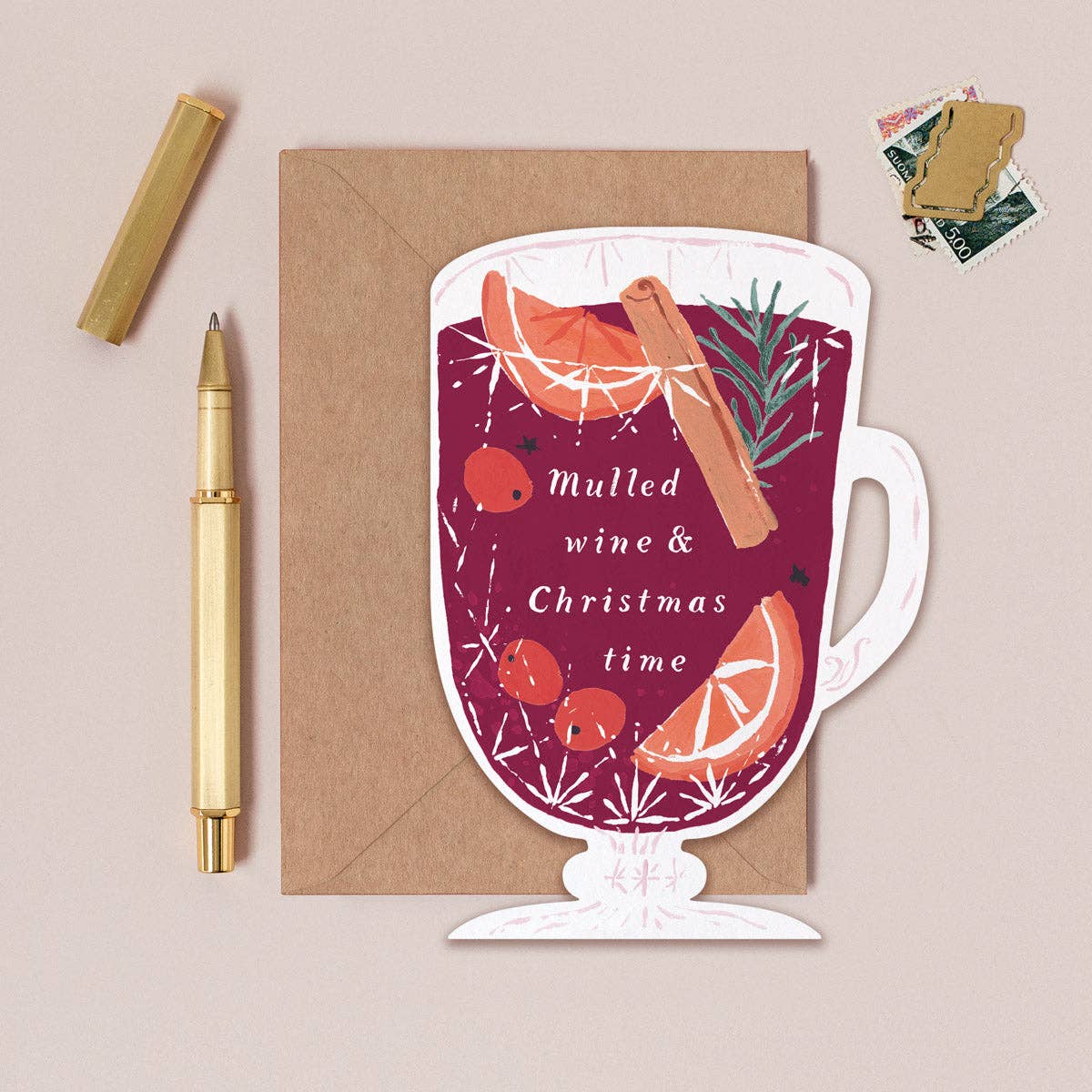 Mulled Wine & Christmas Time • Christmas & Holiday Card
