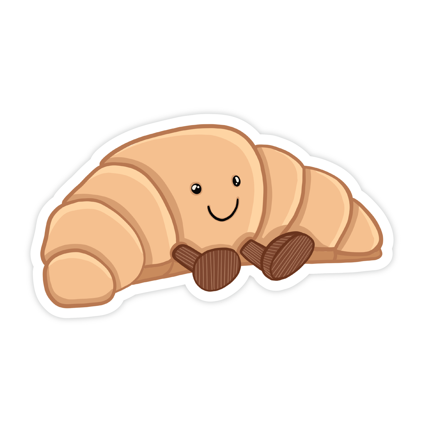 Cozy Croissant Inspired by Jellycat • Vinyl Sticker
