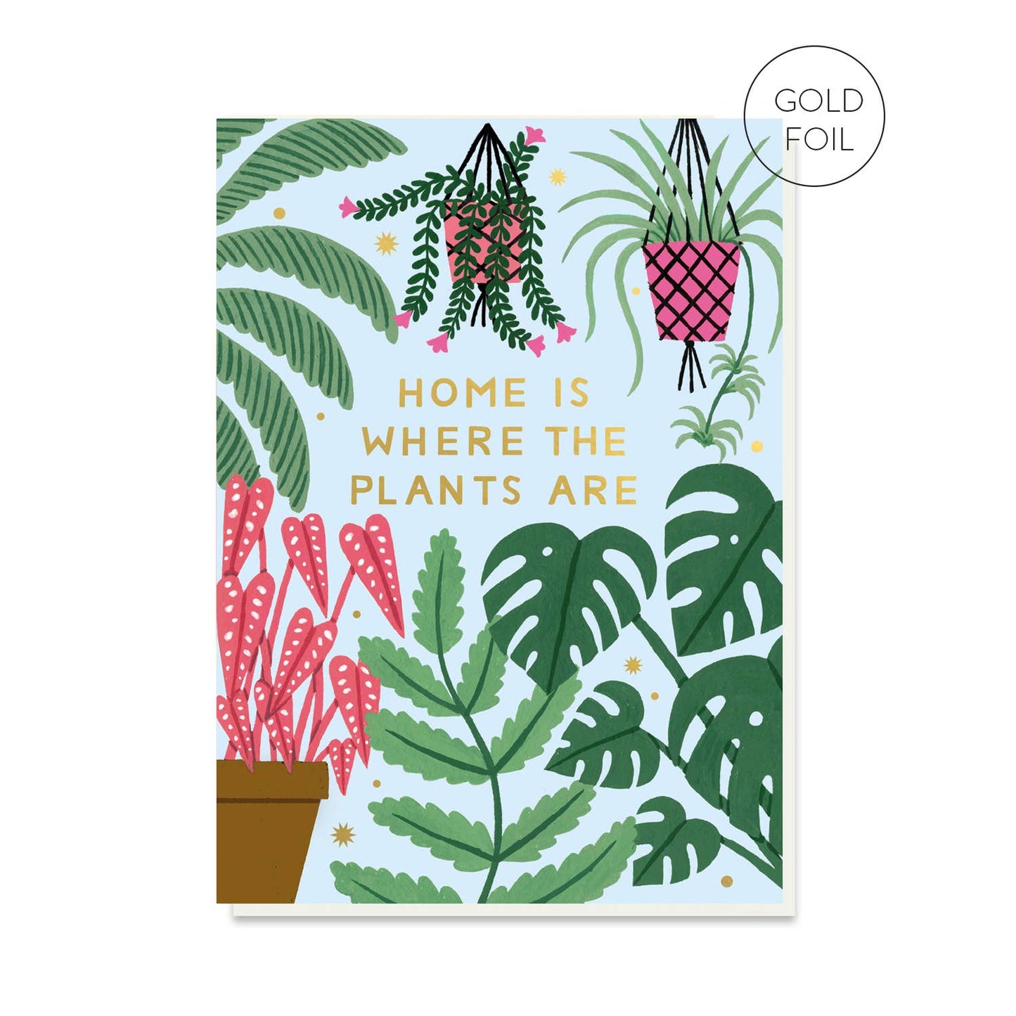 Home Is Where The Plants Are Housewarming Card