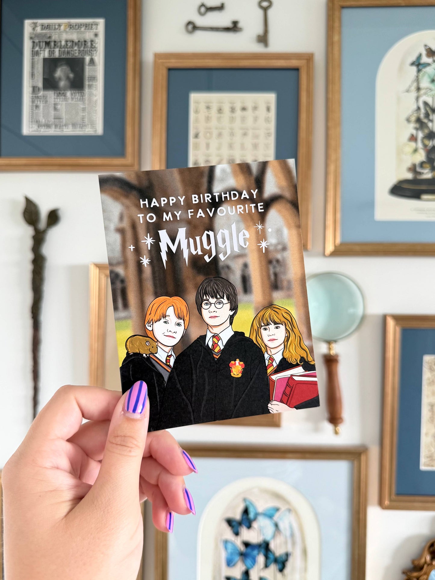 Happy Birthday To My Favourite Muggle Harry Potter Card