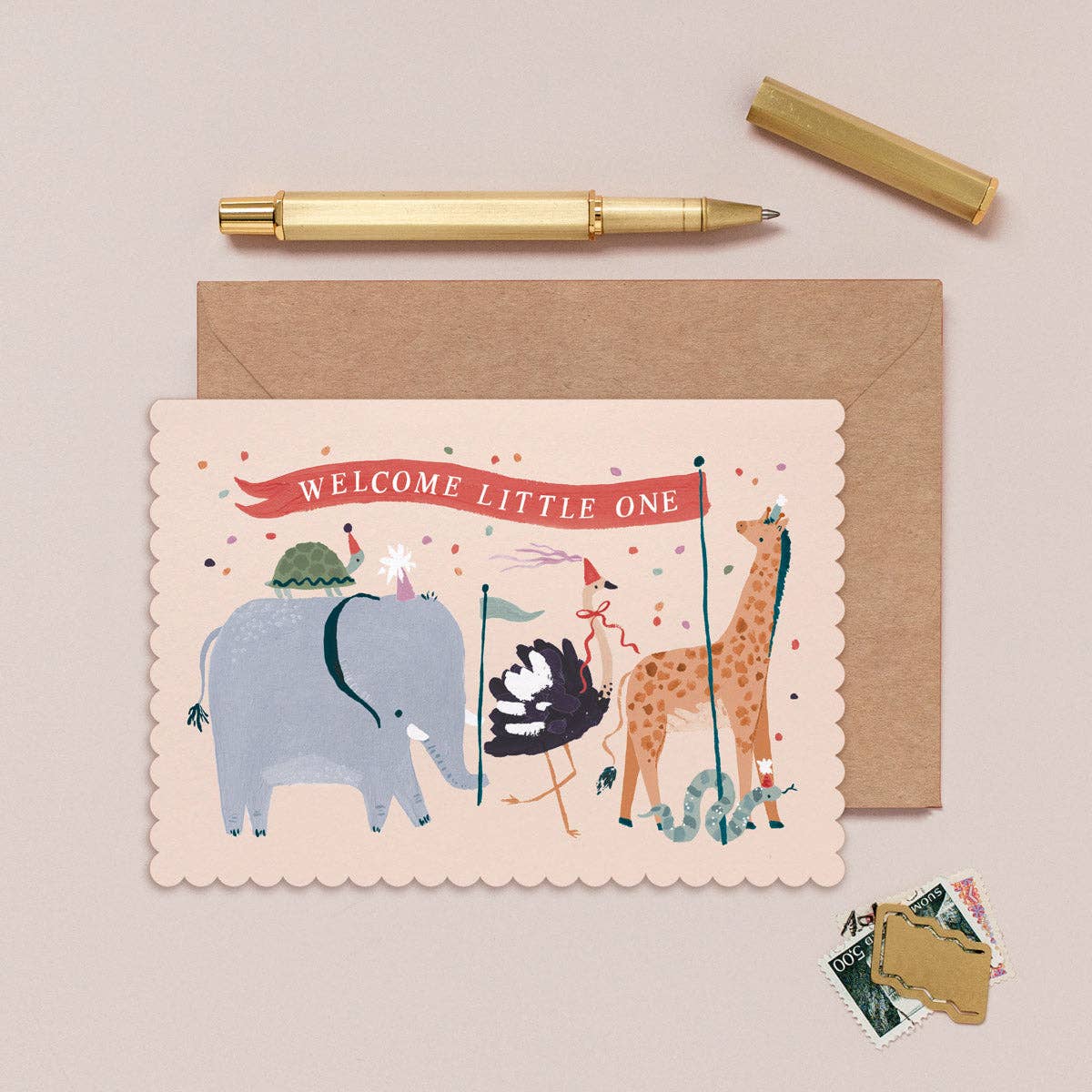 Welcome Little One Parade Baby Card