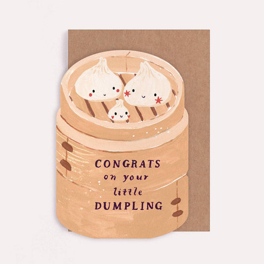 Congrats On Your Little Dumpling • Baby Card