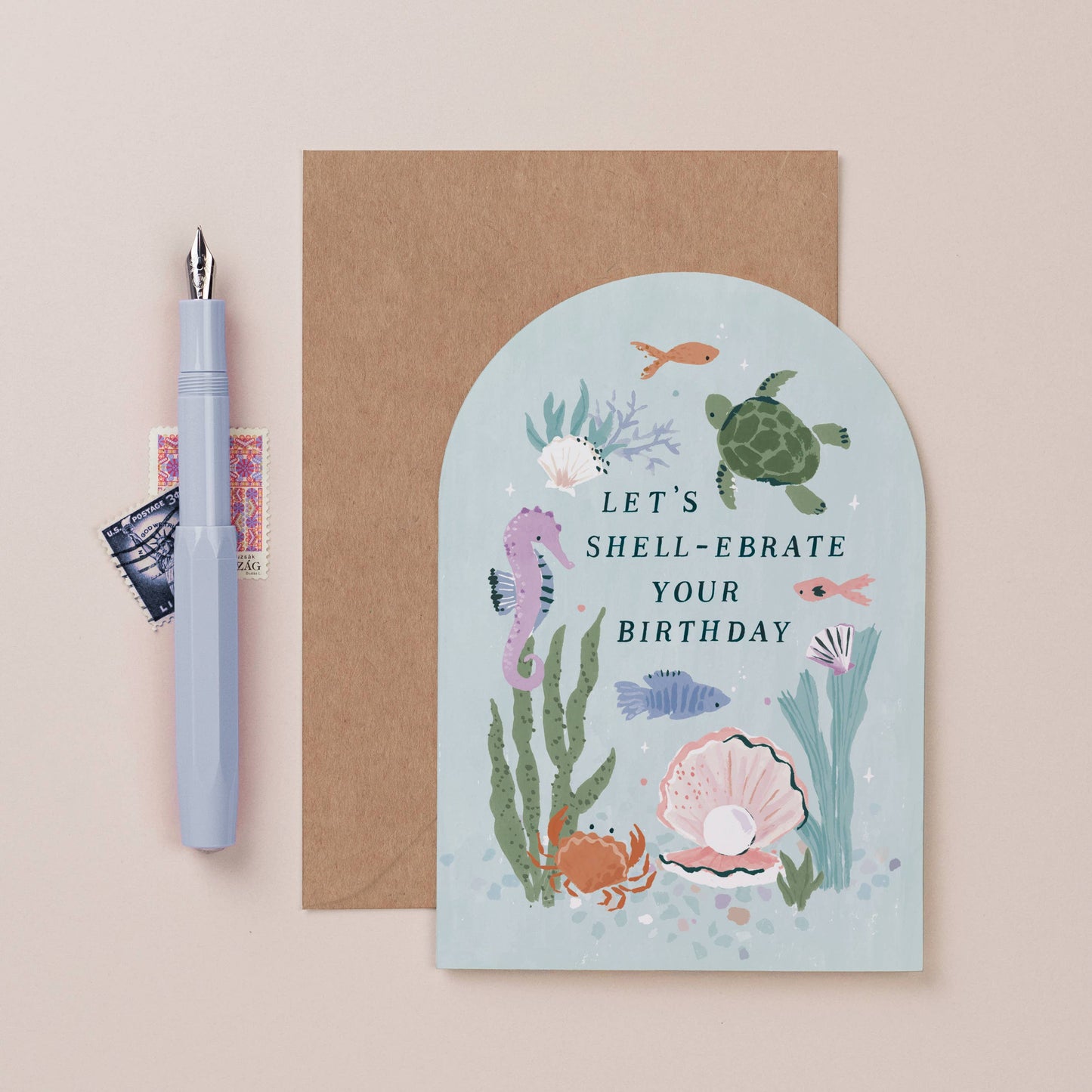 Let's Shell-ebrate Your Birthday Under The Sea Card