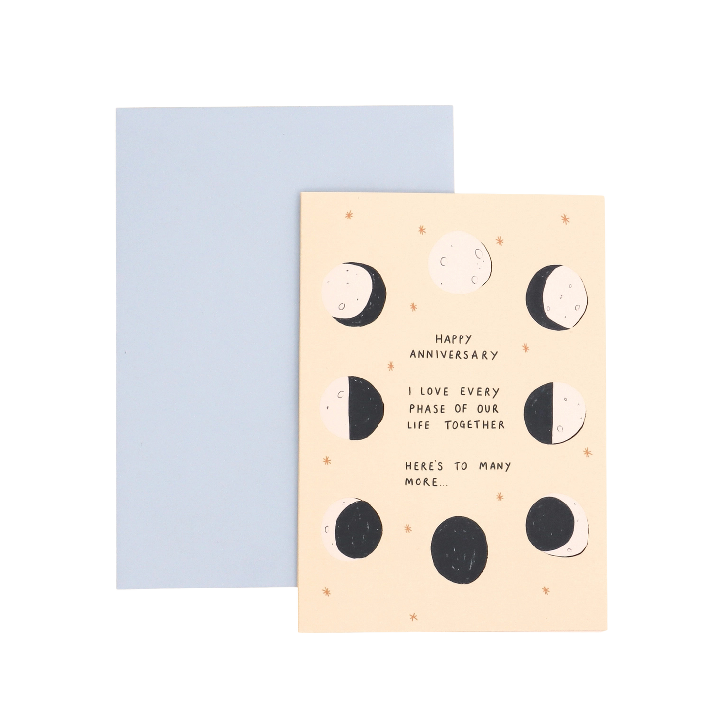 Moon Phase Anniversary Card