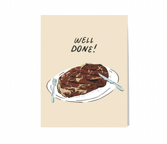 Well Done! Steak Card