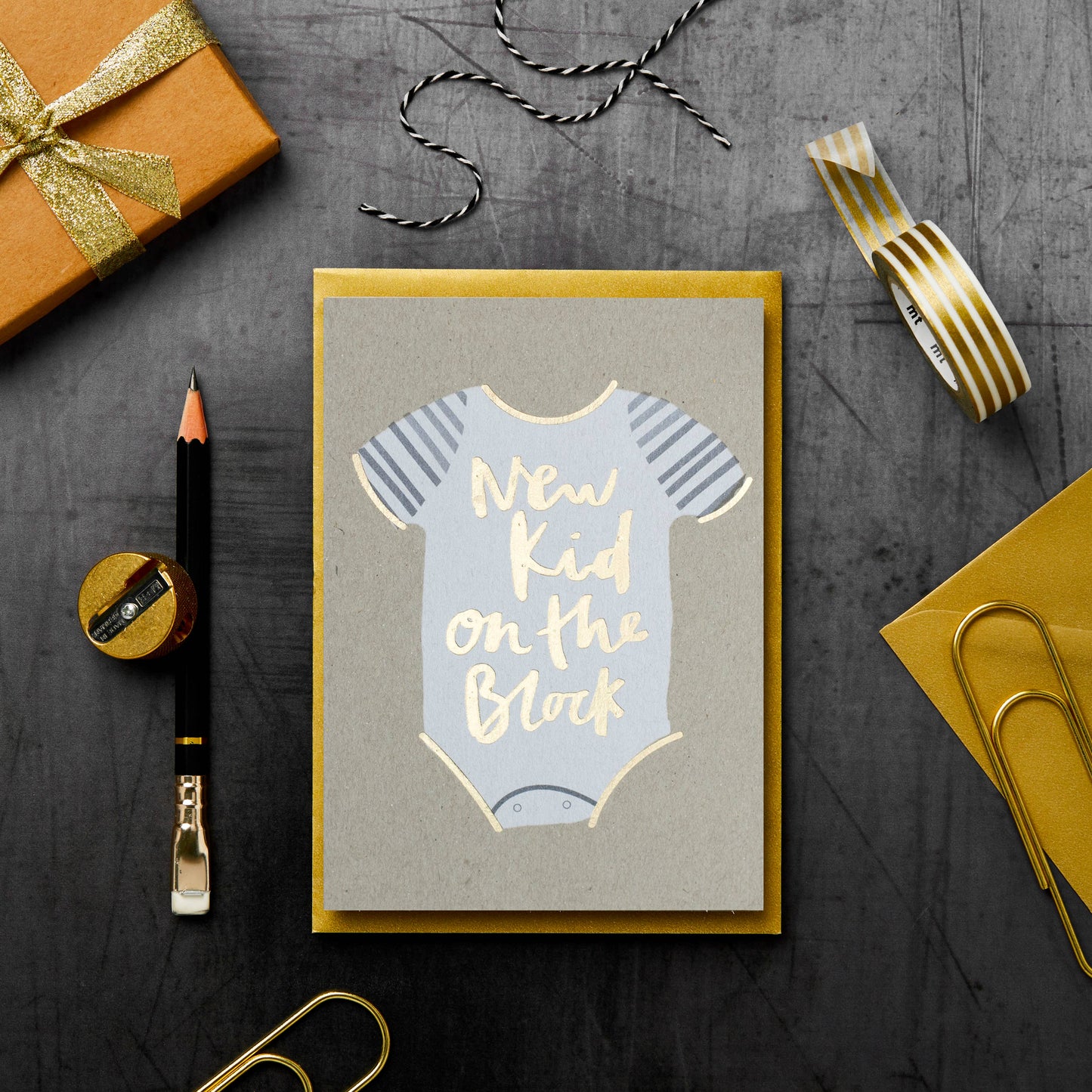 New Kid On The Block Baby Card