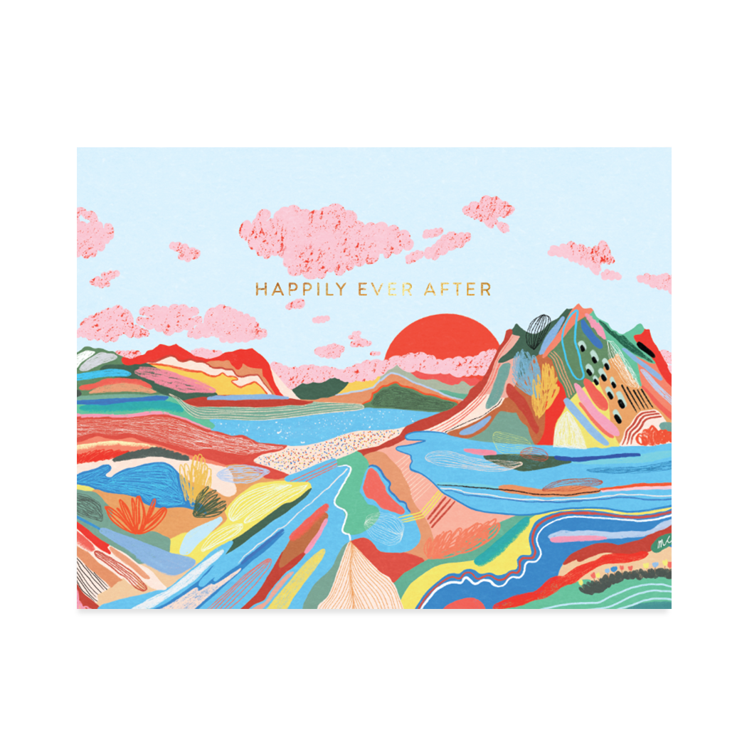 Happily Ever After Wedding Card