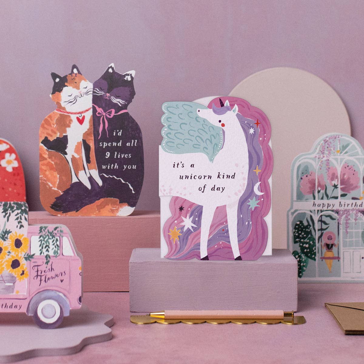 It's A Unicorn Kind Of Day Birthday Card