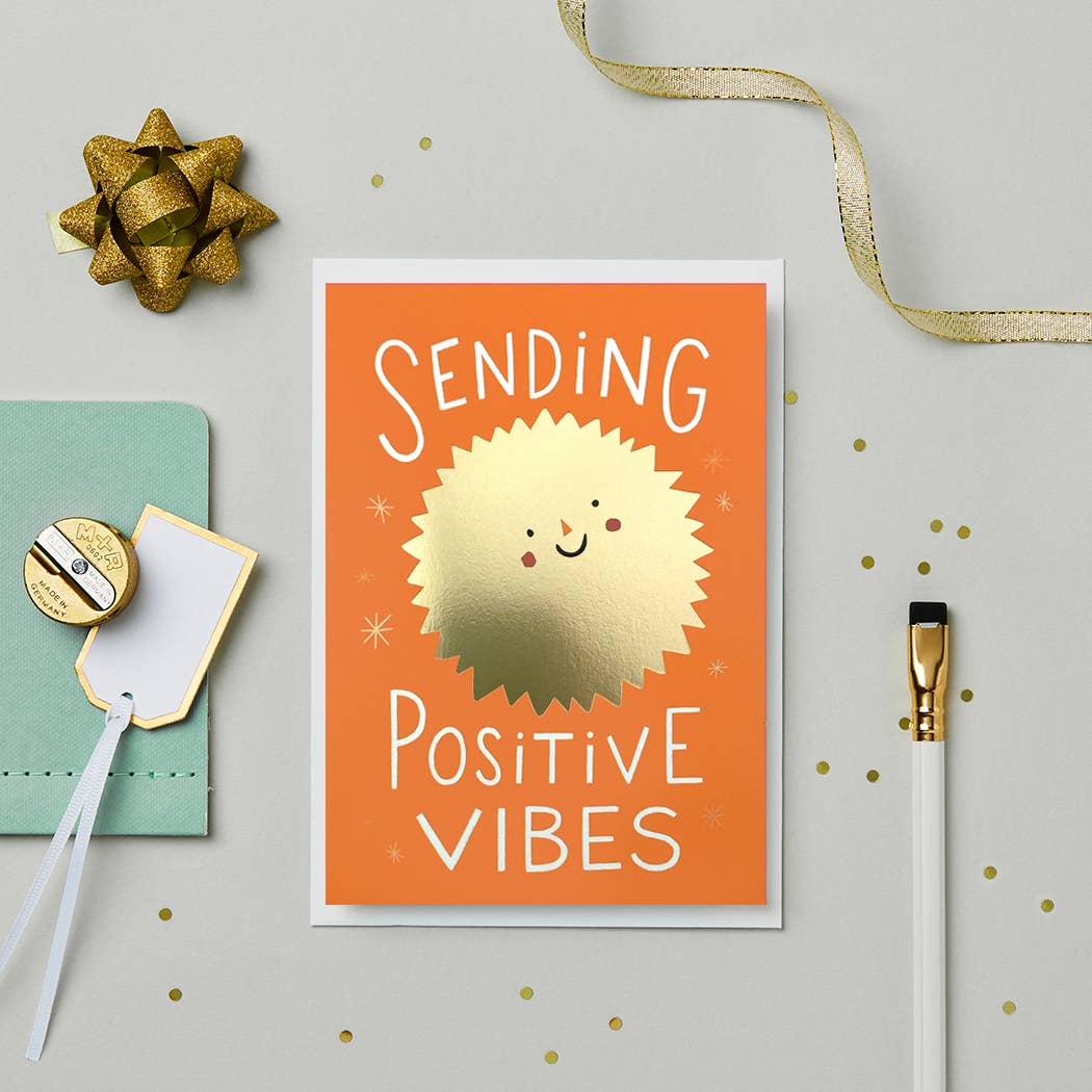 Sending Positive Vibes Card