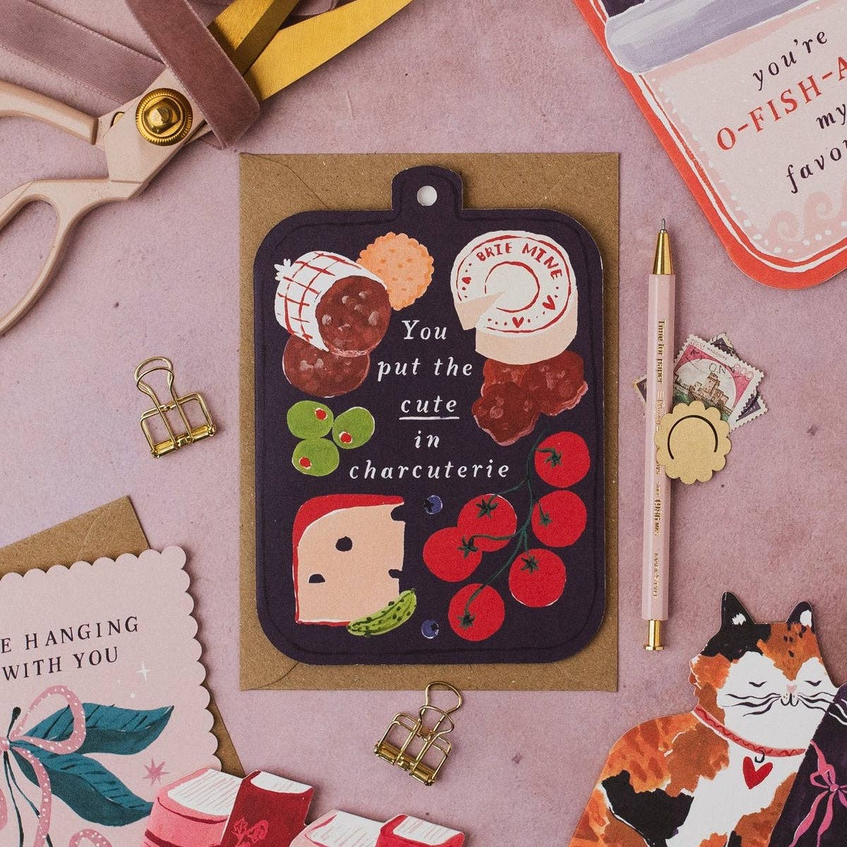 You Put The Cute in Charcuterie • Love & Friendship Card