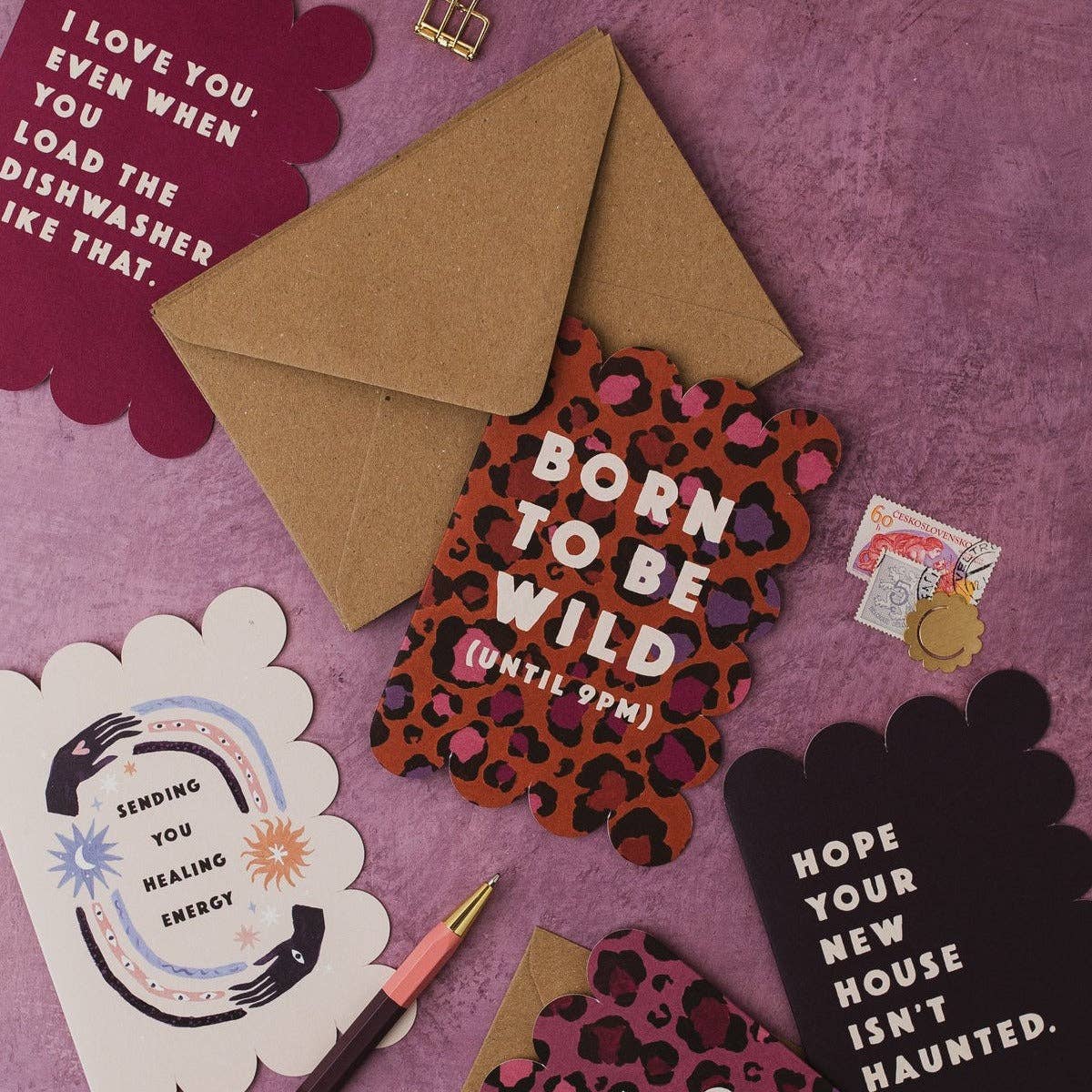 Born To Be Wild (Until 9PM) Leopard Print Card • Birthday Card
