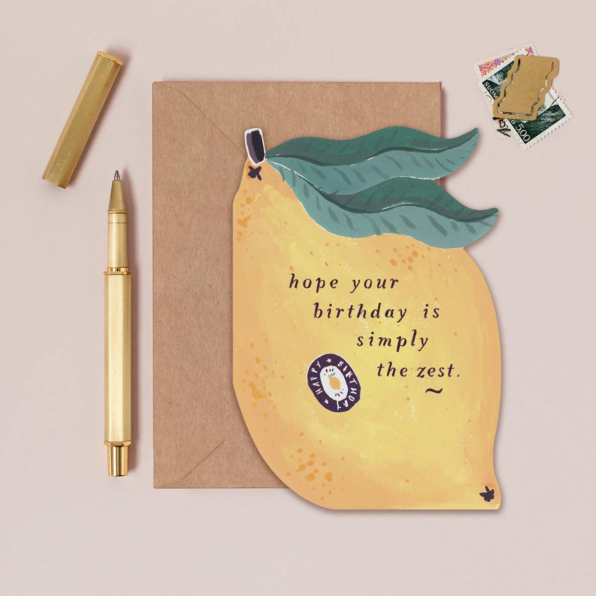 Hope Your Birthday Is Simply The Zest Lemon Card