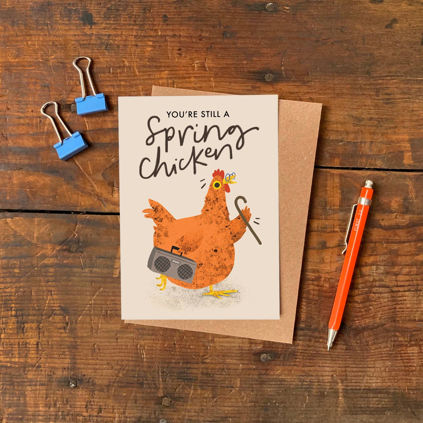 Still a Spring Chicken Card